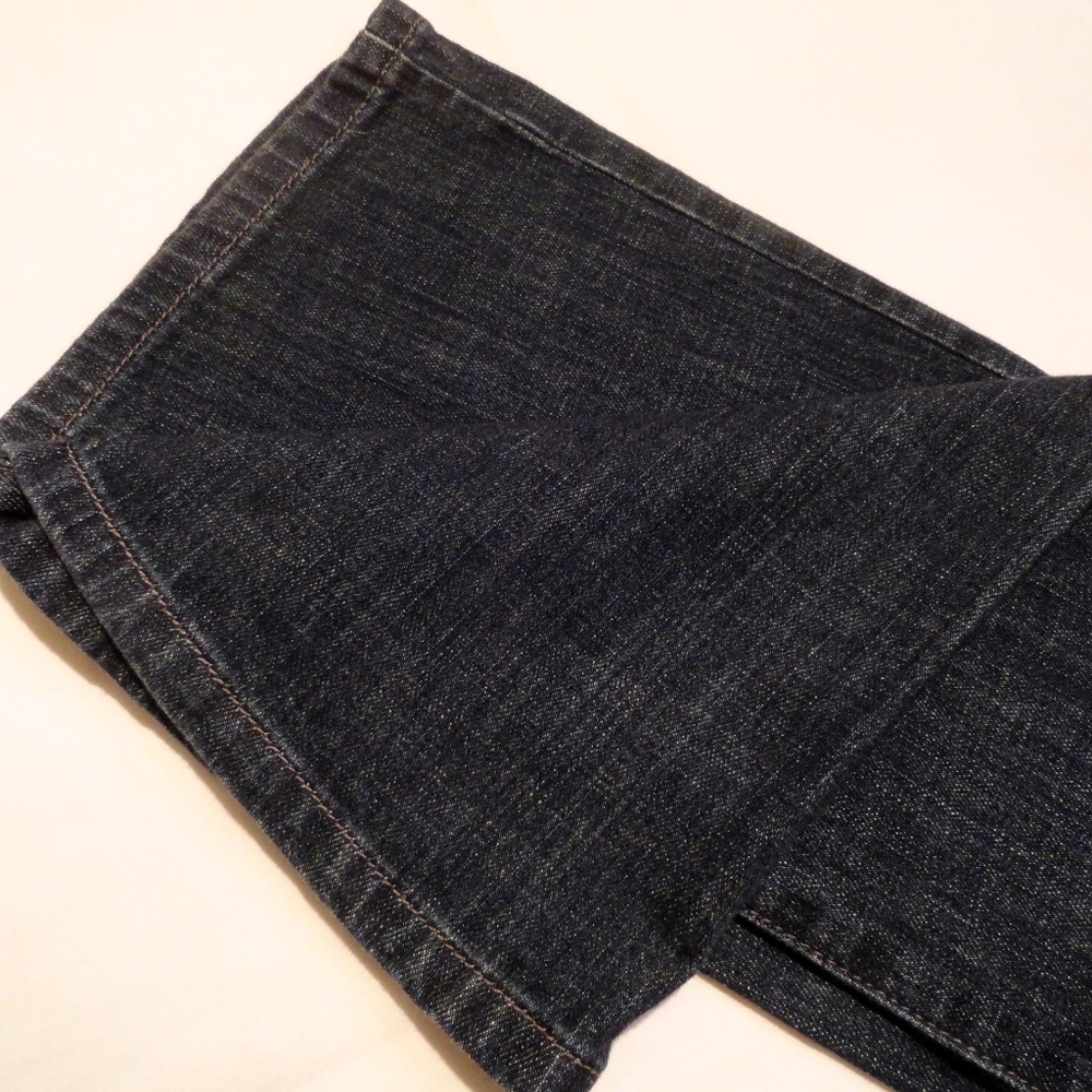 Chico's Platinum Dark Wash Boot Cut Jeans - Short - Picture 5 of 5